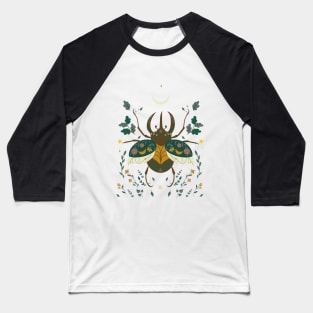 Floral Beetle Baseball T-Shirt